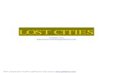LOST CITIES BOOKbeforeus.com/download/LOST CITIES BOOK.pdf · 2004-05-28 · Contents 1 Lost Cities in the Desert … page 4 2 Drowned Cities … page 18 3 Lost City in the Clouds