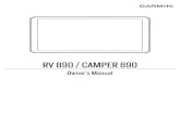 RV Owner’s Manual CAMPER 890 · RV Owner’s Manual CAMPER 890 ... 2