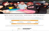 9/11 DAY SOCIAL MEDIA TIP SHEET...9/11 DAY SOCIAL MEDIA TIP SHEET To our Partners, Sponsors and Friends, We’ve prepared this easy to follow toolkit to help you support #911Day through