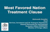 Most Favored Nation Treatment Clause - OECD · Three Objectives 1. Determine the extension of the MFN clause 2. MFN in the context of investment negotiations 3. Options