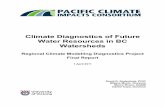 Climate Diagnostics of Future Water Resources in BC Watersheds · 2015-07-30 · i Citation Rodenhuis, D., B. Music, M. Braun, and D. Caya, 2011: Climate Diagnostics of Future Water
