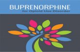 Buprenorphine for Opioid Use Disorder · 2020-04-28 · • Concomitant use of alcohol or other sedative-hypnotics (especially benzodiazepines) may lead to respiratory depression,