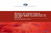 Sales of veterinary antimicrobial agents in 19 …...Sales of veterinary antimicrobial agents in 19 EU/EEA countries in 2010 Second ESVAC report 15 October 2012 EMA/88728/2012 Veterinary