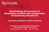 Automating the process of taxonomy creation and …accounting.rutgers.edu/docs/Innovations/Chakraborty...comparison of taxonomy structures phrases actuarial losses, benefit obligation