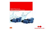 Self Priming Monoblock Pump · 2020-06-03 · Self-Priming Monoblock Pumps HI-FLOW SERIES • Operating water temperature: upto 65° • Max working pressure: 5.5 Kg/cm • High suction