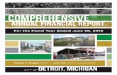 For the Fiscal Year Ended June 30, 2013 City of Detroi… · Schedule 10 - Ratios of General Bonded Debt Outstanding, Last Ten Fiscal Years 206 Schedule 11 - Direct and Overlapping