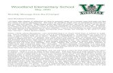 Woodland Elementary School€¦ · I am more than optimistic and in fact super excited for what the future will bring. Thank you to all of the individuals who make Woodland more than