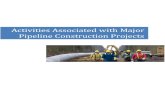 Activities Associated with Major Pipeline Construction ...bcmetis.com/wp-content/uploads/Enbridge-Pipeline... · During pre-construction and construction phases. Service ROW Clearing