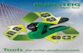 RENNSTEIG€¦ · Crimp System Tools Single Components Complete Preassembled Cases Cable Cutters and Stripping Tools Assembly Tools When you buy this tool you will receive a complete