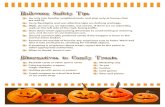 Go only into familiar neighborhoods, and stop only at ... · Halloween Safety Tips Author: Louise Davis Subject: This publication has Halloween safety tips and gives alternatives