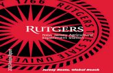 2008 Rutgers NJAES Annual Report€¦ · that it is a true partner in driving New Jersey’s economy forward. Sincerely yours, Richard L. McCormick President Rutgers, The State University