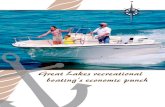 Great Lakes recreational boating’s economic punch...The Great Lakes states emerge in the study as a national recreation-al boating powerhouse. The 4.3 million registrations comprised