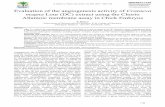 Evaluation of the angiogenesis activity of Crataeva magna ... · Semin Cancer Biol 2003;13(2):159–167. [6] Lay-Jing Seaw, Hooi-Kheng Beh, Amin Malik Shah, Abdul Majid, Vikneswaram