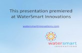 This presentation premiered at WaterSmart Innovations · A message from Brazos Valley WaterSmart Dear Ronald Kaiser, Rainfall in your neighborhood this past week provided all of your
