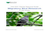 THE ZOO Teacher Resource Guide Migratory Bird Research… · 5/1/2020  · Wildlife Conservation Society 5 Animal Planet’s The ZOO VOCABULARY Ornithology: the scientific study of