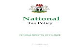 National - firs.gov.ng...Finance. Businesses react to tax policy. We are therefore determined to ensure that ours sends the right message to both local and international investors.