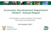 Economic Development Department 2016/17 Annual Reportpmg-assets.s3-website-eu-west-1.amazonaws.com/171010EDD_AR_… · •The Annual Report period is 1 April 2016 to 31 March 2017