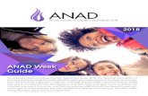 ANAD Week Guide · Anorexia and Associated Disorders (ANAD) invites you to participate in five days of activities. ... Help a stranger out. Take five minutes and post up a body positive