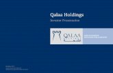 Qalaa Holdings - Amazon S3s3.amazonaws.com/inktankir2/qh/QH IRP 2Q15 v FINAL (screen-res).pdfThis investor presentation (the “Presentation”) is being furnished on a confidential