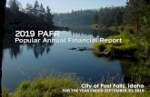 2019 PAFRThe City’s award-winning PAFR is a user friendly report of our City’s financial operations in 2019. The audited financial report of City financials is the City’s CAFR