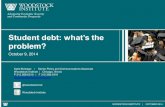 Student debt: what’s the€¦ · All other colleges Private for-profit Proportion of students who received federal and private loans at for-profit and other colleges, 2011-2012