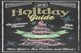 countrymanager@asia-city.com · HOLIDAY GUIDE Christmas by the River There’s a big food focus this year, with 13 restaurants along the three quays doing festive menus, including