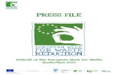 PRESS FILE -  · Ajuntament de Tiana, Catalonia, Spain Tianas commitment to waste prevention goes back to 2000, when a door-to-door collection of organic waste and residual waste