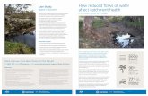 How reduced flows of water Marne Catchment affect ...€¦ · shifting the timing of water capture to higher flow events. This brochure provides a summary of the evidence-based science
