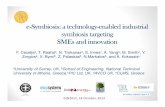 symbiosis targeting SMEs and innovationuest.ntua.gr/esymbiosis/uploads/files/semantically.pdf · 2013-06-07 · • waste, technology, industries and logistics • Difficult to apply