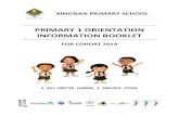 PRIMARY 1 ORIENTATION BOOKLET - MOE Orientation I… · Primary 1 Orientation Information Booklet (For Cohort 2019) 1 C CONTENTS P1 ORIENTATION PROGRAMME 2 ... Targeting Mathematics