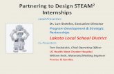 Partnering to Design STEAM Internships · students by infusing Innovation through Science, Technology, Engineering, Arts/Design, Mathematics, ... designer who employs creativity,
