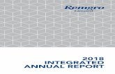 2018 INTEGRATED ANNUAL REPORT - ShareData · 2018-11-05 · Remgro Limited 3 Integrated Annual Report 2018 OVERVIEW OF BUSINESS FINANCIAL Year ended 30 June 2018 Year ended 30 June