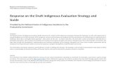 Response on the Draft Indigenous Evaluation Strategy and Guide · 2020-08-10 · Response on the Productivity Commission’s Draft Indigenous Evaluation Strategy and Guide 7 Chapter
