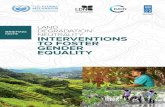 LAND BRIEFING DEGRADATION NEUTRALITY INTERVENTIONS … · on forests for their livelihoods, a disproportionate ... improving food security, mitigating climate change and ... land