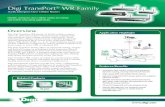 Digi TransPort WR Family - Datasheet · The Digi TransPort WR family of 3G/4G cellular routers offers an all-in-one mobile communications solution with . true enterprise class routing,