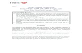Date*: HSBC Finance Corporation Issue of USD 2,938,669,000 ... · HSBC Finance’s subsidiaries provide lending products to middle-market consumers in the United States and HSBC Finance