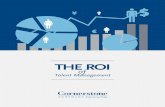 THE ROIgo.cornerstoneondemand.com/rs/.../Whitepaper...ROI.pdf · THE ROI Talent Management. We have set out to assess how companies can measure the value of their talent ... gross