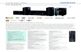 2019 NEW PRODUCT RELEASE HT-S5915 - intl.onkyo.com€¦ · 2019 NEW PRODUCT RELEASE HT-S5915 5.1.2-Channel Home Cinema Package The 3D home cinema that fits in with you Dolby Atmos®