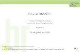 Tutorial DNSSEC 1 - ACME Cybersecurity Researchadriano/aulas/redes/2016/... · 2016-11-29 · Tutorial DNSSEC 1 Cesar Henrique Kuroiwa  Registro.br