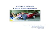 Electric Vehicle Lease Securitization - Maxdunn Presi… · Electric Vehicle Lease Securitization Max Dunn, Obrie Hostetter and Jamie Jones Presidio Graduate School SUS 6175 - Capital