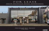 FOR LEASE€¦ · The Subject Property is located on the east side of Granville Street between West 11th and West 12th Avenues, along the . popular South Granville shopping district.