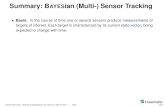 Summary: BAYESian (Multi-) Sensor Tracking · Sensor Data Fusion - Methods and Applications, 3rd Lecture on April 24, 2019 — slide 1. Summary: BAYESian (Multi-) Sensor Tracking