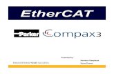 Presented by: Hermann Kamphues Klaus Zimmer€¦ · Compax3 S/M/H/F with EtherCat EtherCat Profil: Motion Control CiADS402 100 Mbits (Fast Ethernet) (Launch done 2008) 4