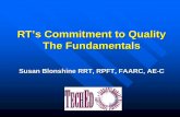 RT’s Commitment to Quality The Fundamentals Systems - NRRCC 2007.pdf · Equipment 7.6 Control of measuring and monitoring devices Documents and records 4.2 Documentation requirements