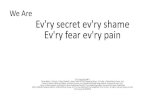 We Are Ev'ry secret ev'ryshame Ev'ry fear ev'rypain · JordA Lil Music (Admin. by Sony/ATV Music Publishing) Sony/ATV Tree Publishing (Admin. by Sony/ATV Music Publishing) ... We