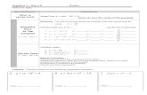 Main Idea/Questions Notes/Examplespwilliamsalgebra.weebly.com/uploads/2/4/2/0/... · Algebra(1(–Day(10(((((Name:(Vertex Form - Notes Main Idea/Questions Notes/Examples Write equations