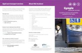 Gympie Gympie · 2016-12-15 · TransLink Train Service Brisbane, Sunshine Coast and Gympie North stations Varies dependent on zones travelled. Concession cards accepted 13 12 30