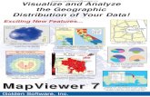 the Geographic Distribution of Your Data! · cartographic solutions! Golden Software: 303-279-1021 Thematic maps are an easy way to visualize the geographic distri-bution of your