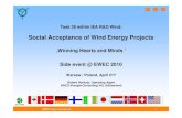 Social Acceptance of Wind Energy Projects · ENCO Energie-Consulting AG 3 Introduction: Social Acceptance • Support for wind energy in general – Affirmations in opinion polls