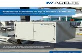 AHM 650 (IATA) - Potable Water Servicing AHM 902 …...CONSUS Sistema de Suministro de Agua Potable - FONTUS Unidad ‘One-pit-stop’ de suministro de agua potable La forma más flexible